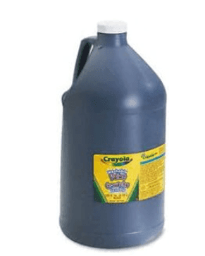 4 Pack CRAYOLA LLC FORMERLY BINNEY & SMITH WASHABLE PAINT GALLON BLACK