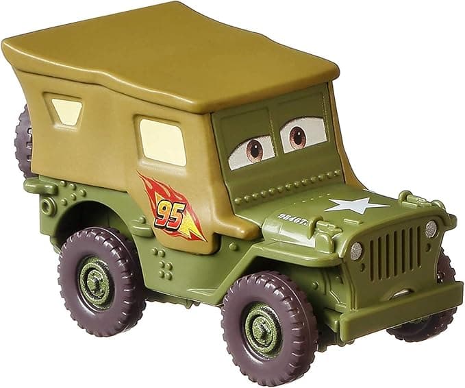 Disney / Pixar CARS 2 Movie 155 Die Cast Car #15 Race Team Sarge