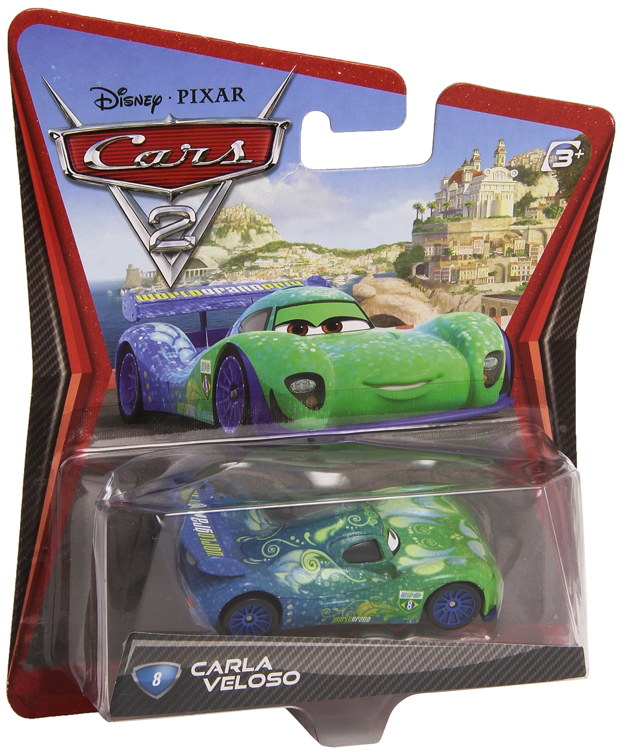 Disney/Pixar Cars 2 Movie Die-Cast Vehicle, Carla Veloso #8, 1:55 Scale