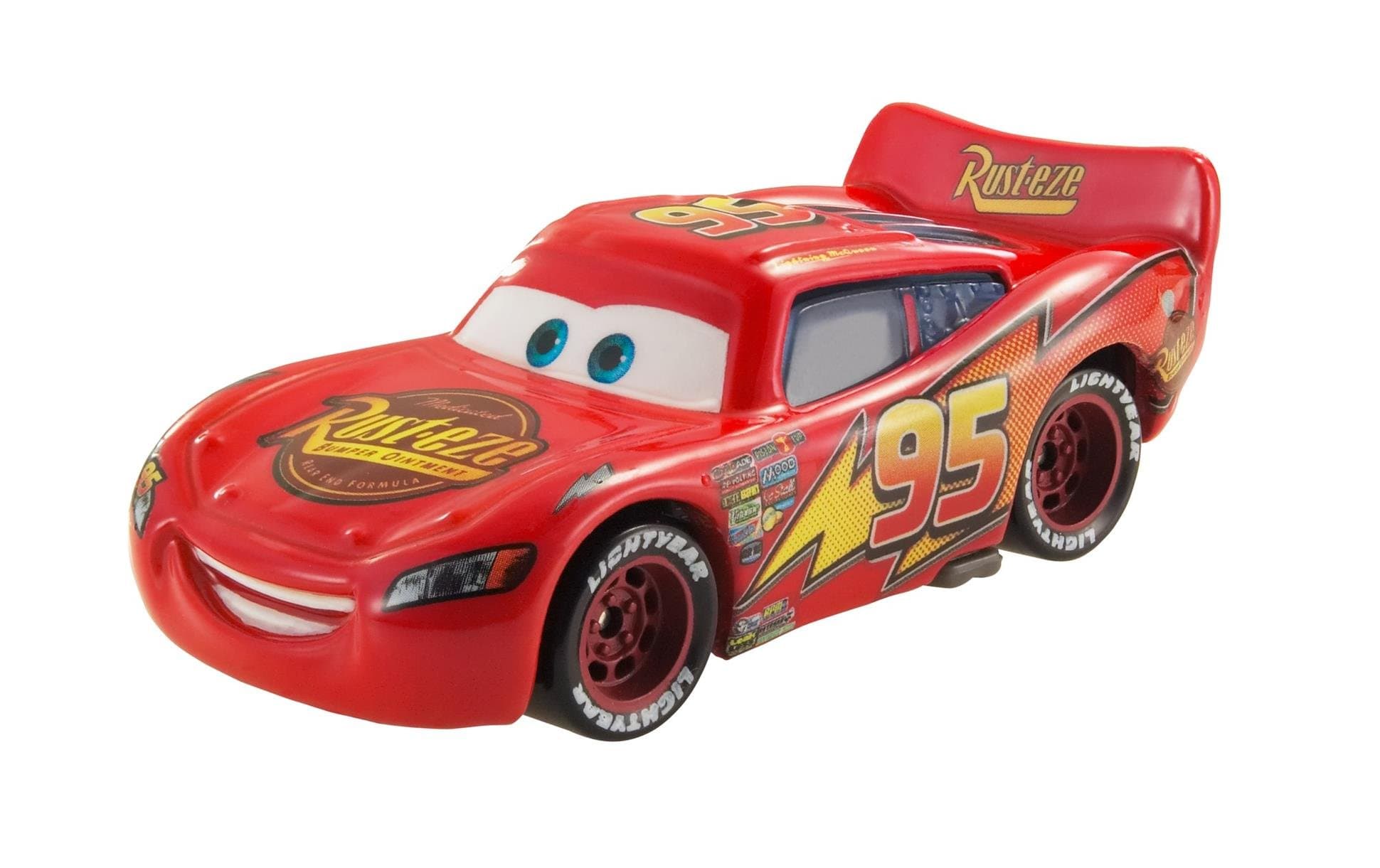 Disney Pixar Cars Color Change 1:55 Scale Vehicle, Lightning McQueen