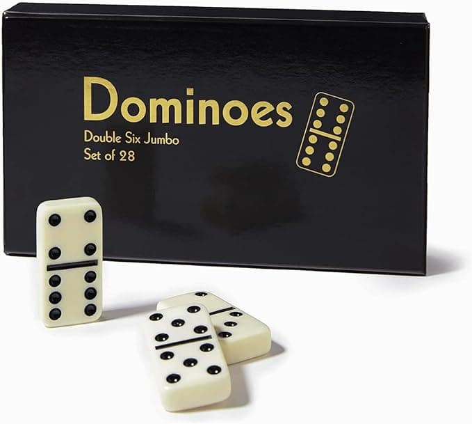Jumbo Double-Six Dominoes Set – 28 Pieces