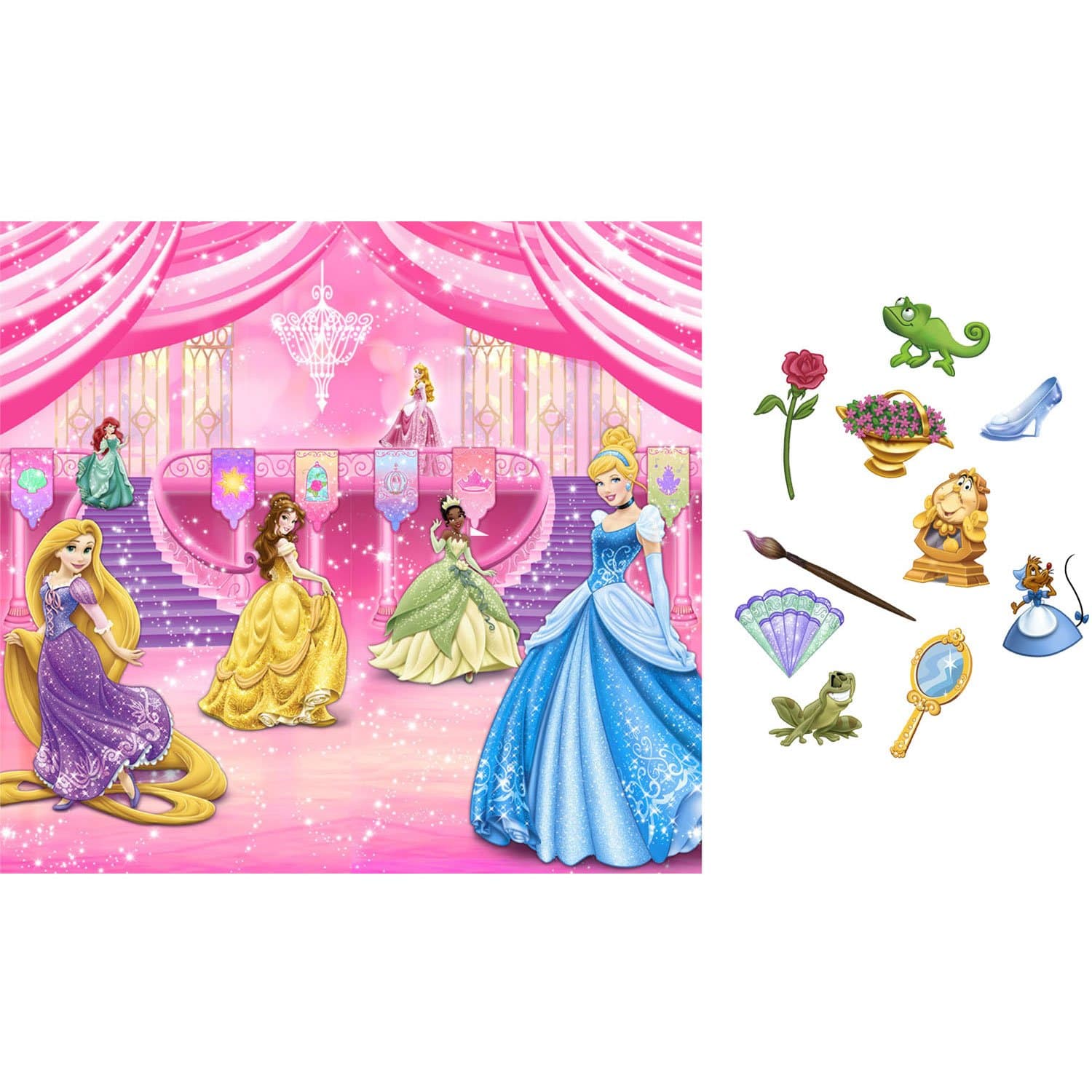 KidsPartyWorld.com Disney Princess Royal Event Backdrop Kit