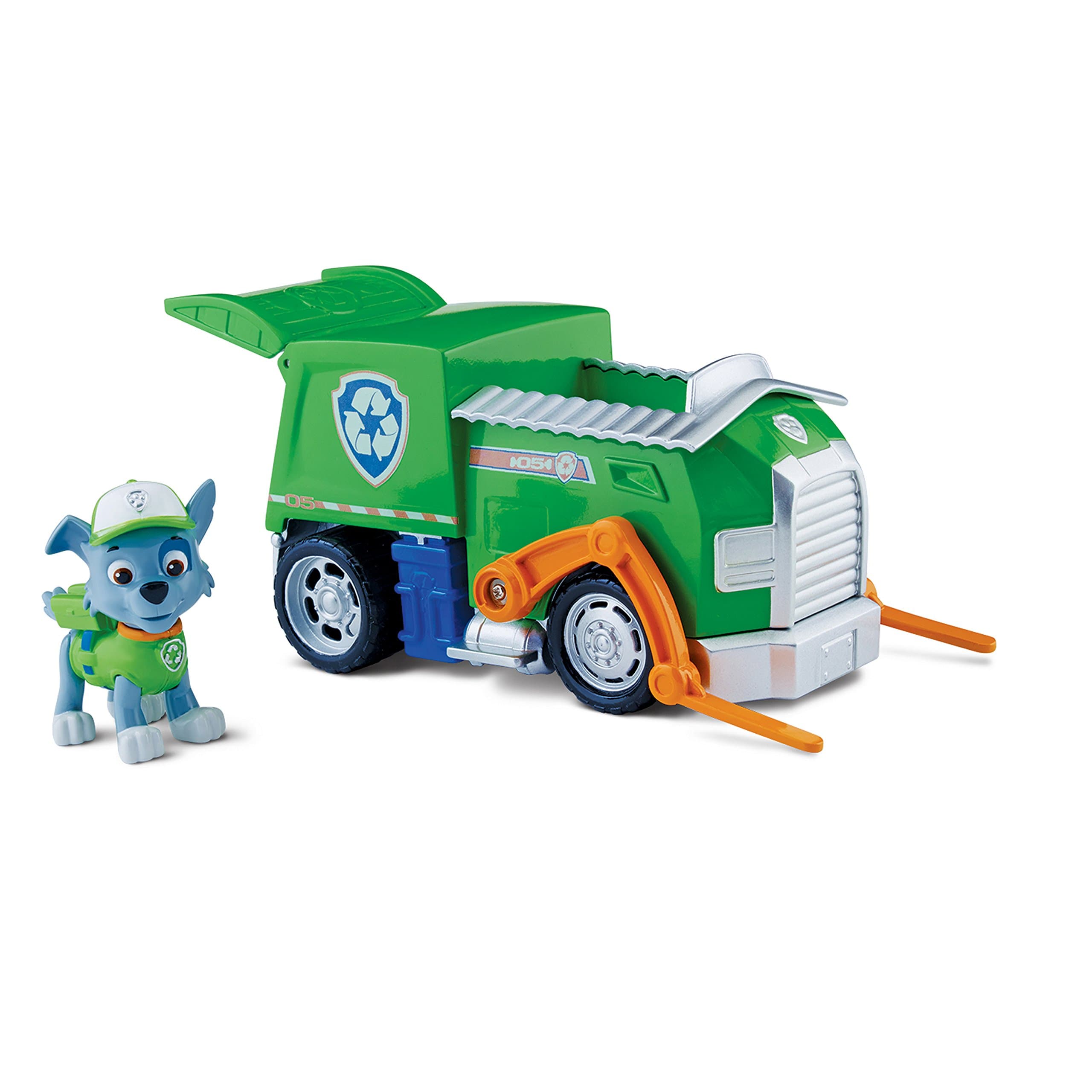 Paw Patrol Rocky's Recycling Truck, Vehicle and Figure