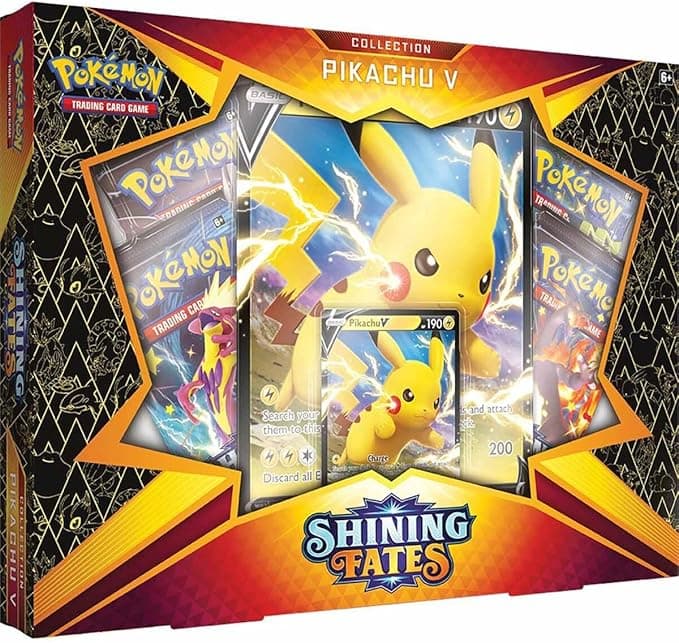 Pokemon TCG: Shining Fates Collection Pikachu V Box