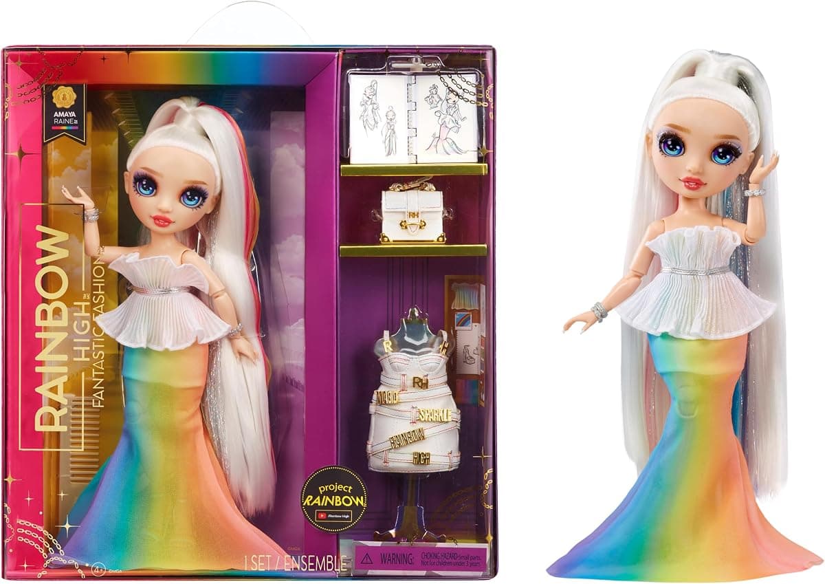 Rainbow High Fantastic Fashion Amaya Raine 11" Doll & Playset