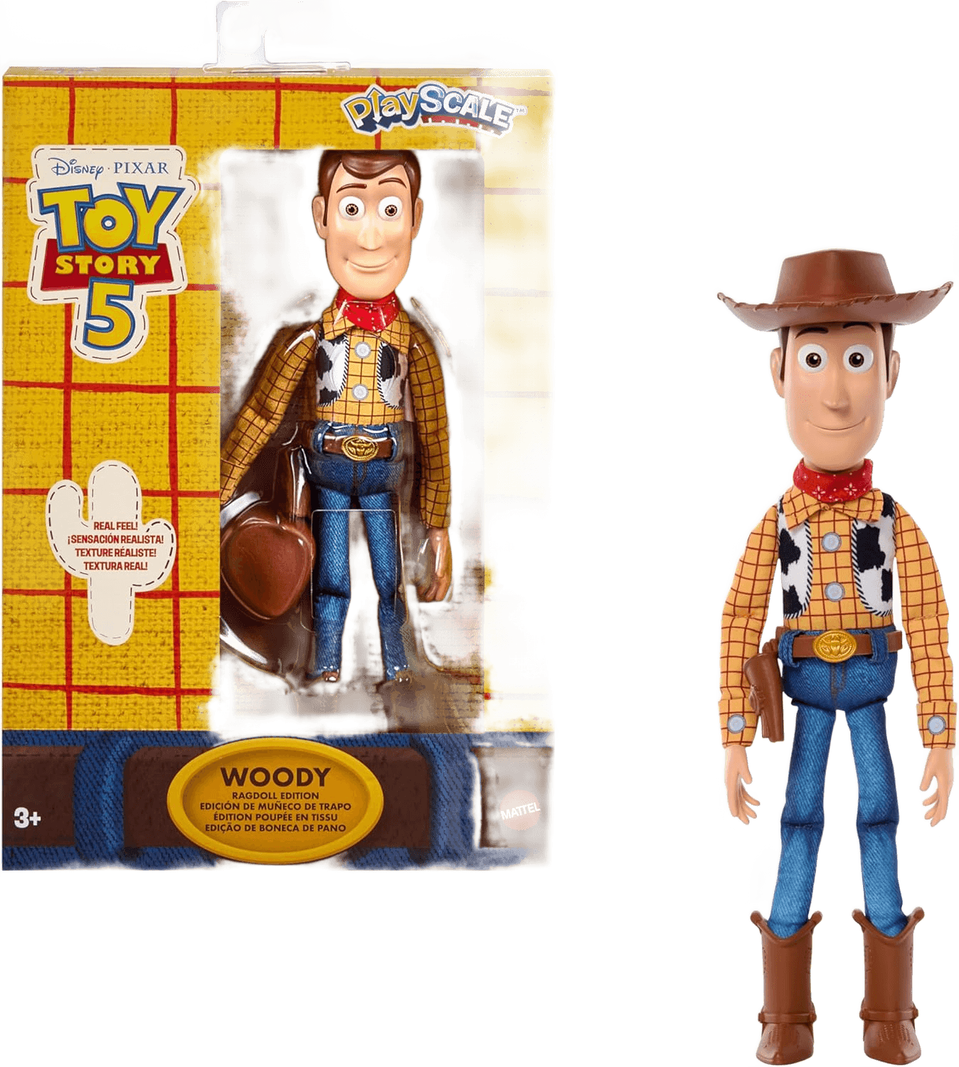 Toy Story 5 Ragdoll Edition Woody Figure