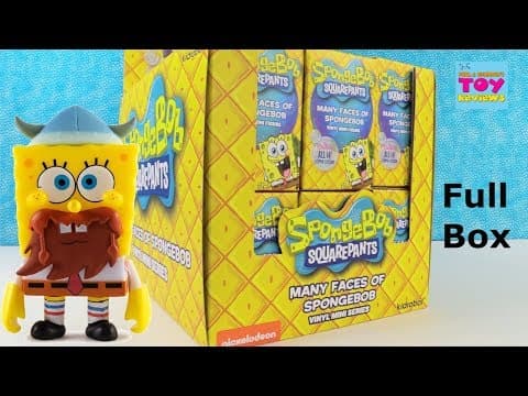 Spongebob Squarepants Many Faces Of Vinyl Figure Series Unboxing | PSToyReviews