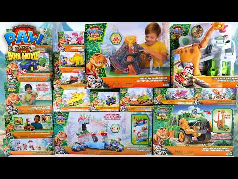 Paw Patrol Dino Movie Toy Collection Unboxing | ASMR