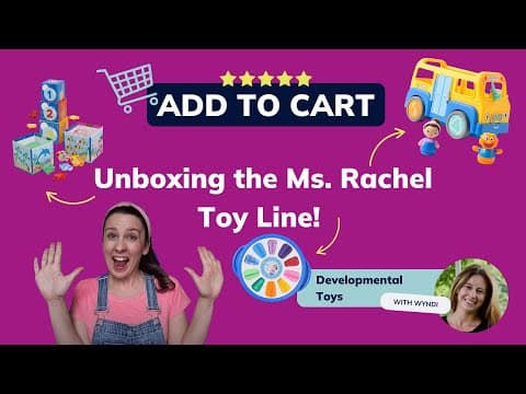 Unboxing the New Ms. Rachel Toy Line! | Developmental Toys for Toddlers & Preschoolers