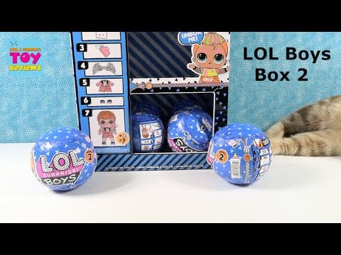 LOL Surprise Boys Series 2 Full Box Doll Opening Part 2 Review | PSToyReviews