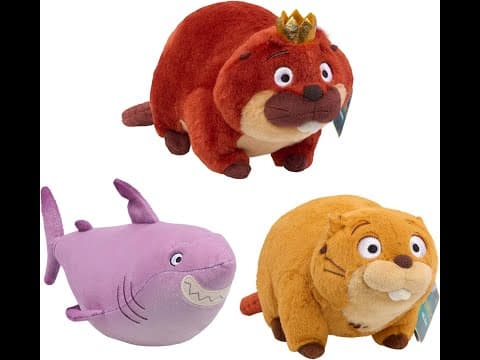 Disney/Pixar Hoppers (2026) Small Plush Mabel Beaver and King George plush toy review (4K)