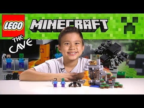 LEGO Minecraft The Cave 21113 video review