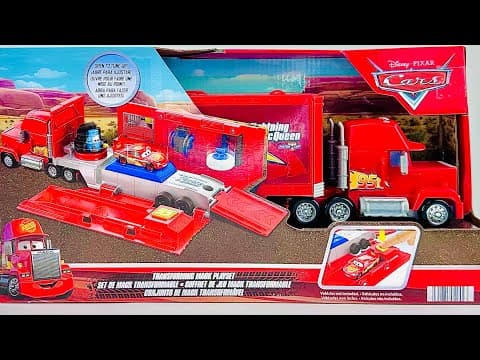 Disney Pixar Cars Transforming Mack Playset unboxing
