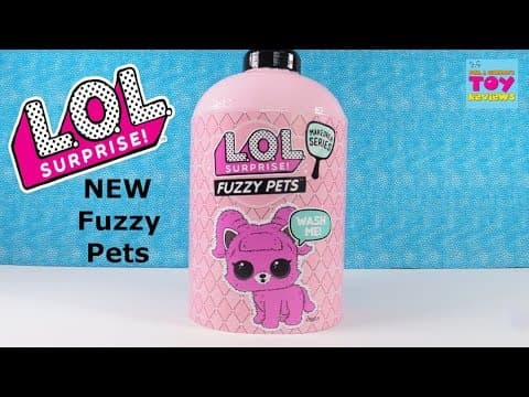 LOL Surprise Fuzzy Pets Shampoo Bottle Unboxing Blind Bag Color Change Toy Review | PSToyReviews