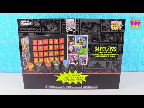 Funko Marvel Pocket Pop Advent Calendar Unboxing | PSToyReviews