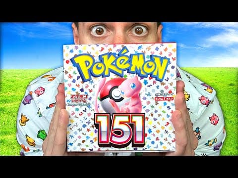 *NEW* Pokemon 151 Booster Box Opening