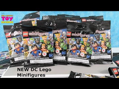 Lego DC Superheroes Super Heroes Minifigure Series 1 Unboxing Review | PSToyReviews