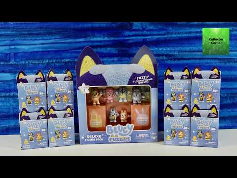 Bluey Fuzzies Deluxe Figure Pack Blind Box Surprise Unboxing