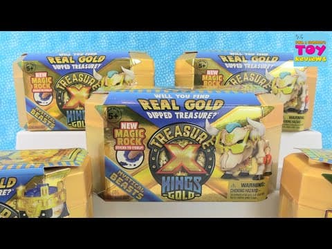 Treasure X Kings Gold Mystical Beasts Hunters Unboxing Review | PSToyReviews
