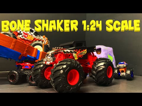 Bone Shaker - 1:24 Scale - Hot Wheels Monster Trucks Oversized!