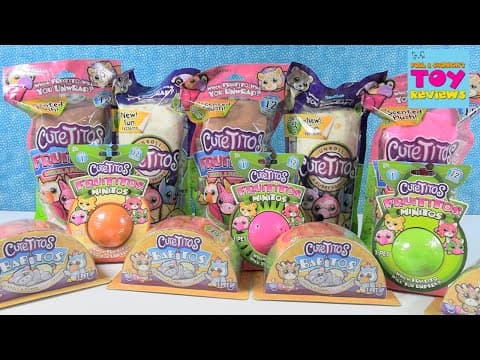 Cutetitos Babitos Fruititos Plush Palooza Opening | PSToyReviews