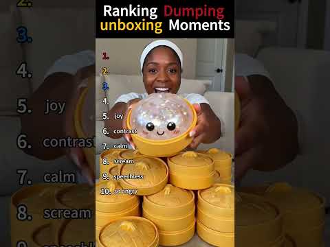 Ranking The Best Squishy Dumpling Unboxing 😂😭#ranking #trend #top #viral #dumplings