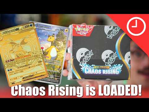 Chaos Rising Booster Box Opening Was INSANE - 15 HITS in 36 packs!