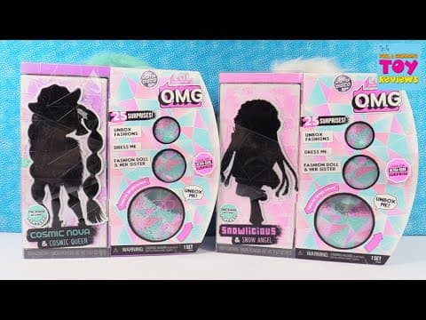 LOL Surprise OMG Dolls Cosmic Nova & Snowlicious Unboxing | PSToyReviews