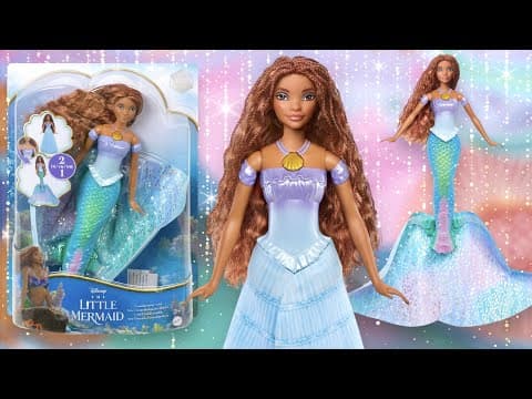 The Little Mermaid: Transforming Ariel doll by Mattel (review & unboxing)