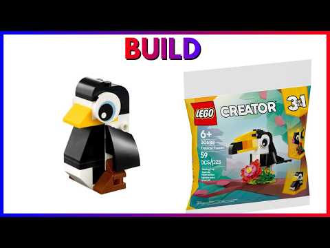LEGO 30688 Creator 3in1 Tropical Toucan | Penguin Alt. Build