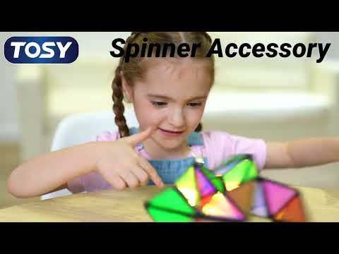 TOSY Magnet Pyramid: 1 Billion Shapes & Magical Glow | Ultimate STEM Gift for Kids