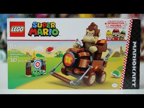 LEGO Super Mario 72033 Donkey Kong & DK Jumbo - LEGO Speed Build Review