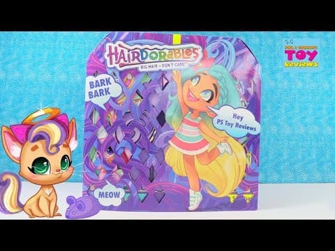NEW Hairdorables Pets Series 1 Blind Box Toy Opening Review | PSToyReviews