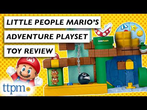 Power Up Little People with Super Mario's Adventure Playset!