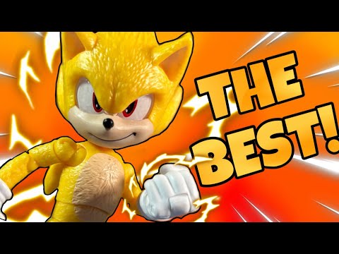 This is the BEST Super Sonic Action Figure!! (Jakks Pacific Sonic Movie)