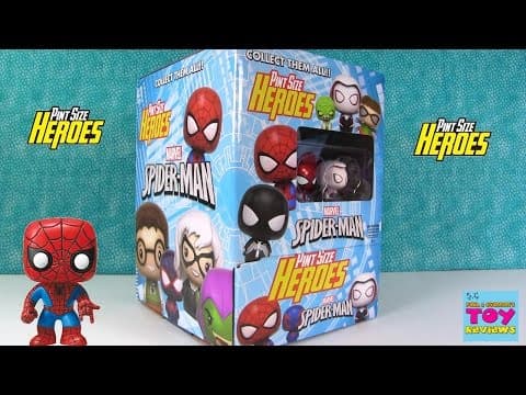 Spider Man Pint Sized Heroes Funko Mystery Mini Figures Blind Bag Opening | PSToyReviews