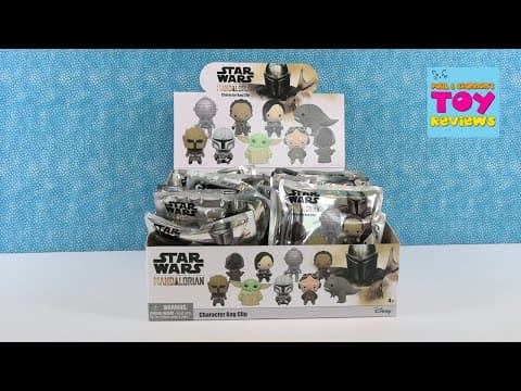 Star Wars The Mandalorain Character Bag Clip Unboxing | PSToyReviews