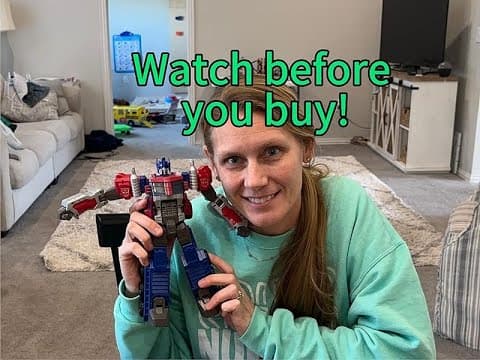 Transformer Optimus Prime Action Figure Review | Transforms Into A Truck