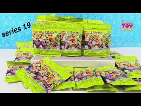 Lego Series 19 Figure MiniFig Opening Building Construction Toys | PSToyReviews