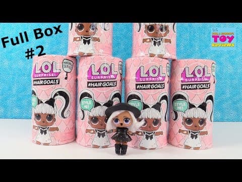 LOL Surprise Hair Goals Series 1 Real Hair Doll #2 Blind Bag Unboxing Review | PSToyReviews