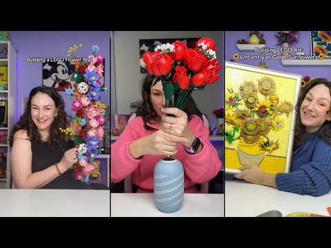 BUILDING EVERY LEGO FLOWER SET!!