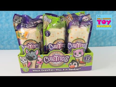 Cutetitos Palooza Series 1 2 & 3 Collectible Plush Unboxing Review | PSToyReviews