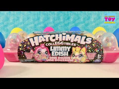 Hatchimals CollEGGtibles GlamFetti Limmy Edish Collectible Figure Unboxing | PSToyReviews