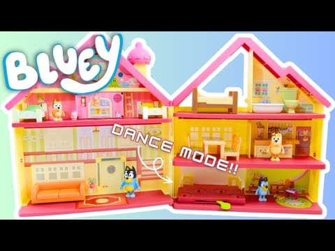 Bluey has a Giant New Home! Unboxing the Bluey Ultimate Lights & Sounds Playhouse