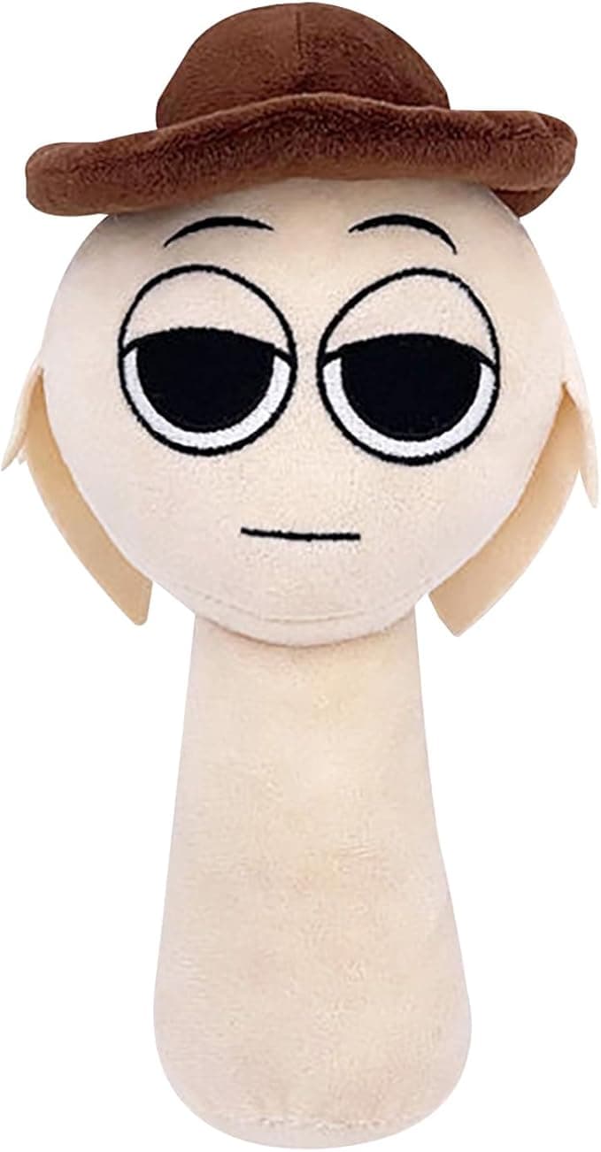 8'' Sprunki Plush Toys - Spunki Plushies for Horror Game Fans, Soft and Funs Stuffed Sprunky Dolls Christmas & Birthday Gifts for Adults Kids (Tunner)