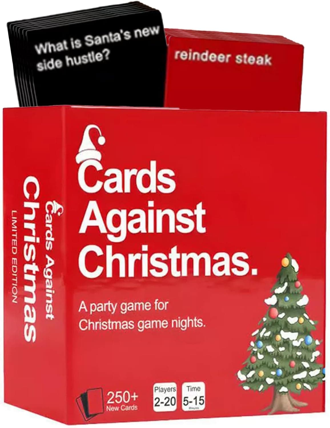 Cards Against Christmas, Cards Against Christmas Game for Christmas Nights (Red)