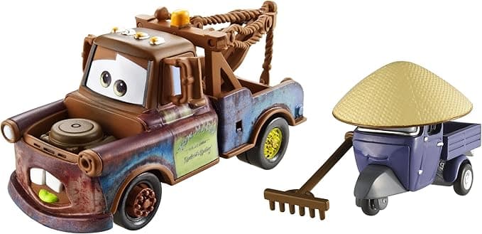 Disney / Pixar CARS 2 Movie 155 Die Cast Car 2Pack Race Team Mater Zen Master Pitty