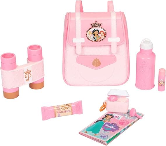 Disney Princess Style Collection Travel Backpack Role Play Toy, Ready for a Trendy Stylish Outdoor Adventure!
