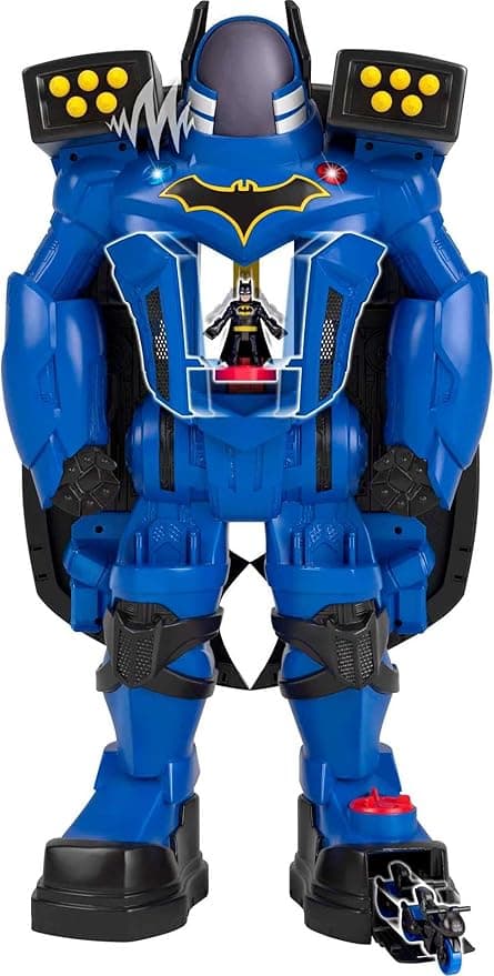 Fisher-Price Imaginext DC Super Friends Batman Toy, Batbot Xtreme Robot Playset, 30 Inches Tall with Figure for Pretend Play Kids Ages 3+ Years