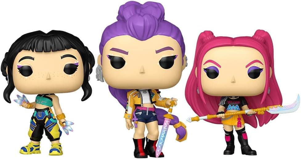 Funko Pop! KPop Demon Hunters HUNTR/X Rumi Mira Zoey 3-Pack